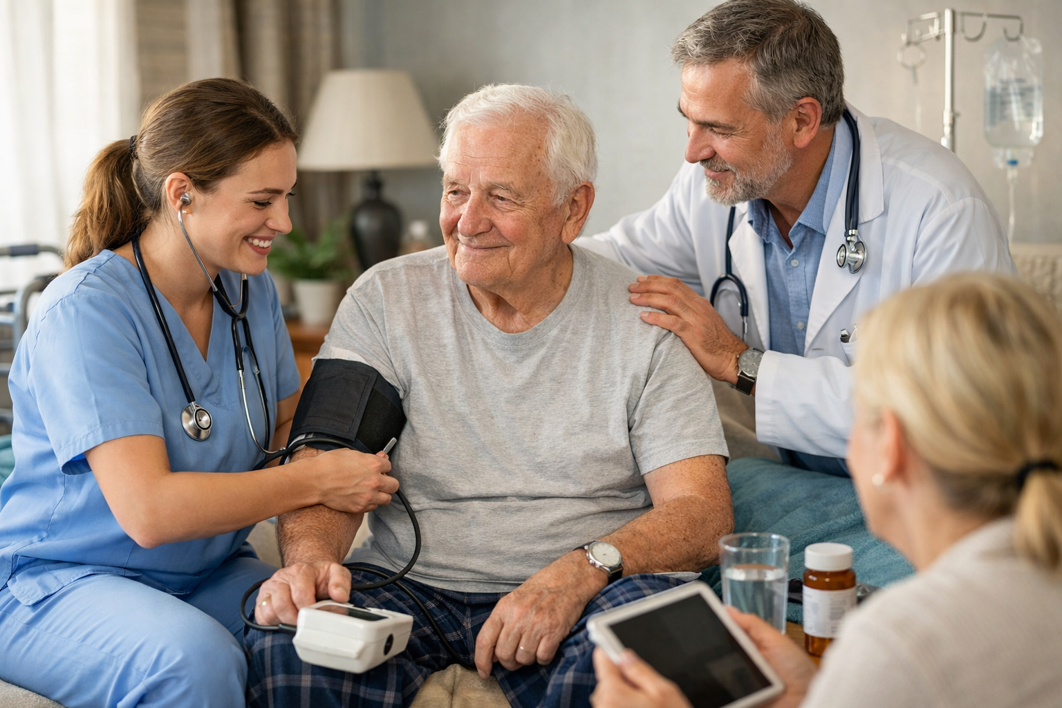 Jak wygląda wsparcie medyczne dla seniora podczas opieki domowej?